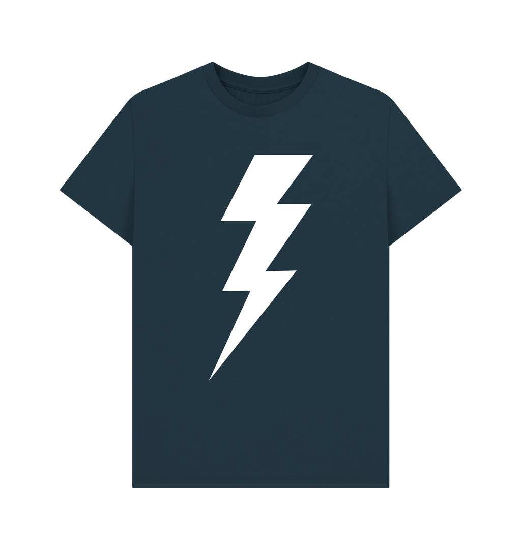 Denim Blue Printed T-shirt Front