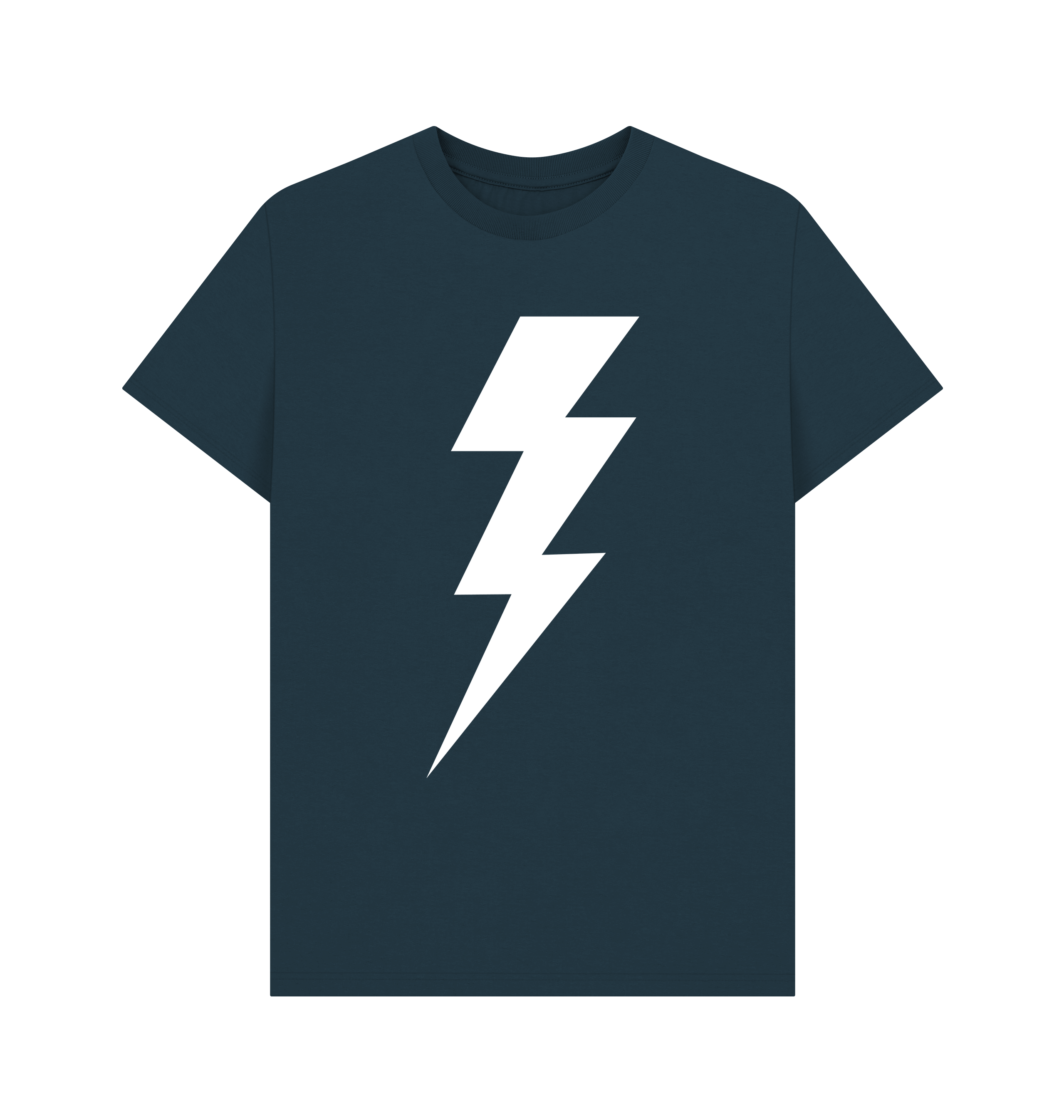 Denim Blue Printed T-shirt Front