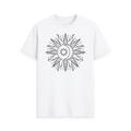White Printed T-shirt Front