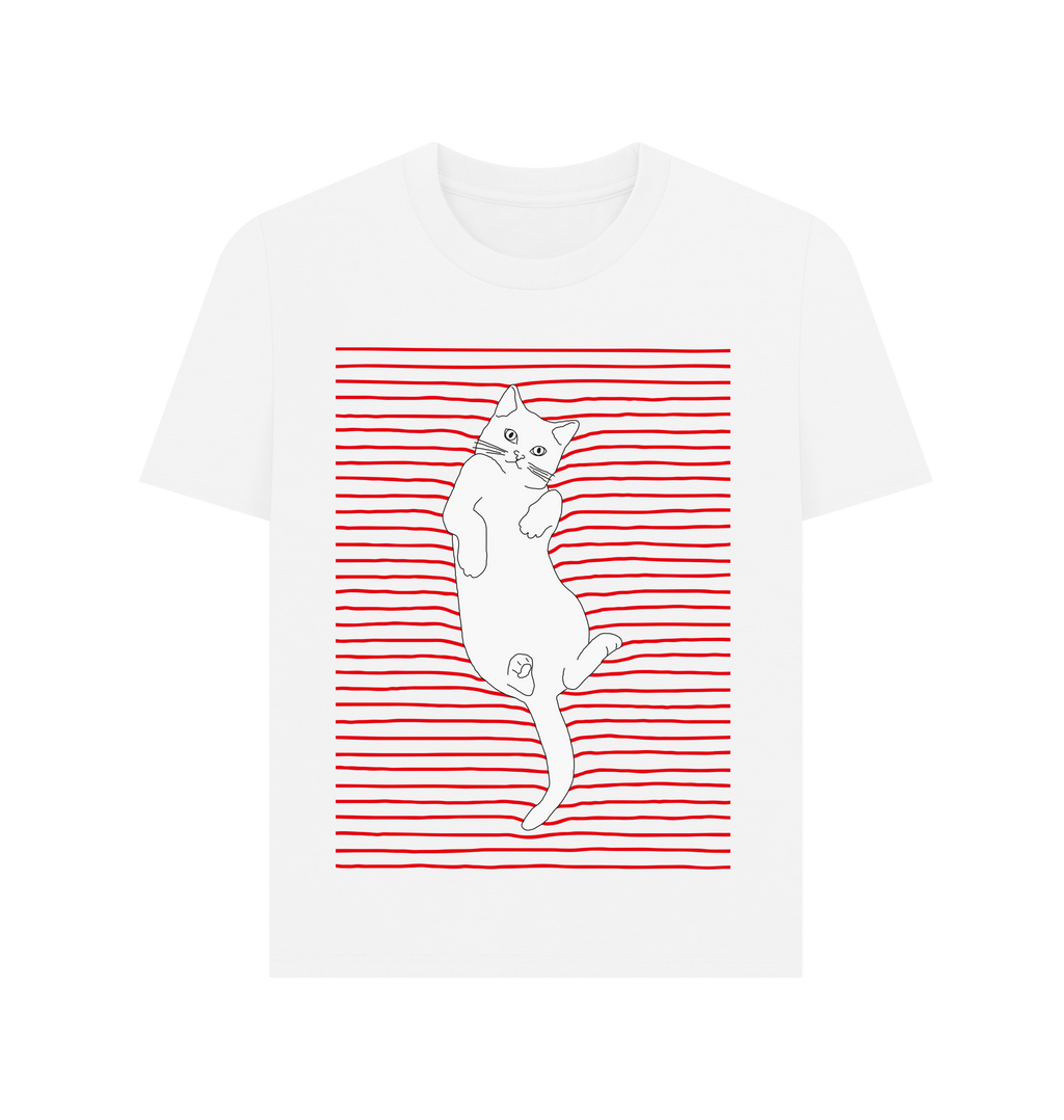 White Printed T-shirt Front