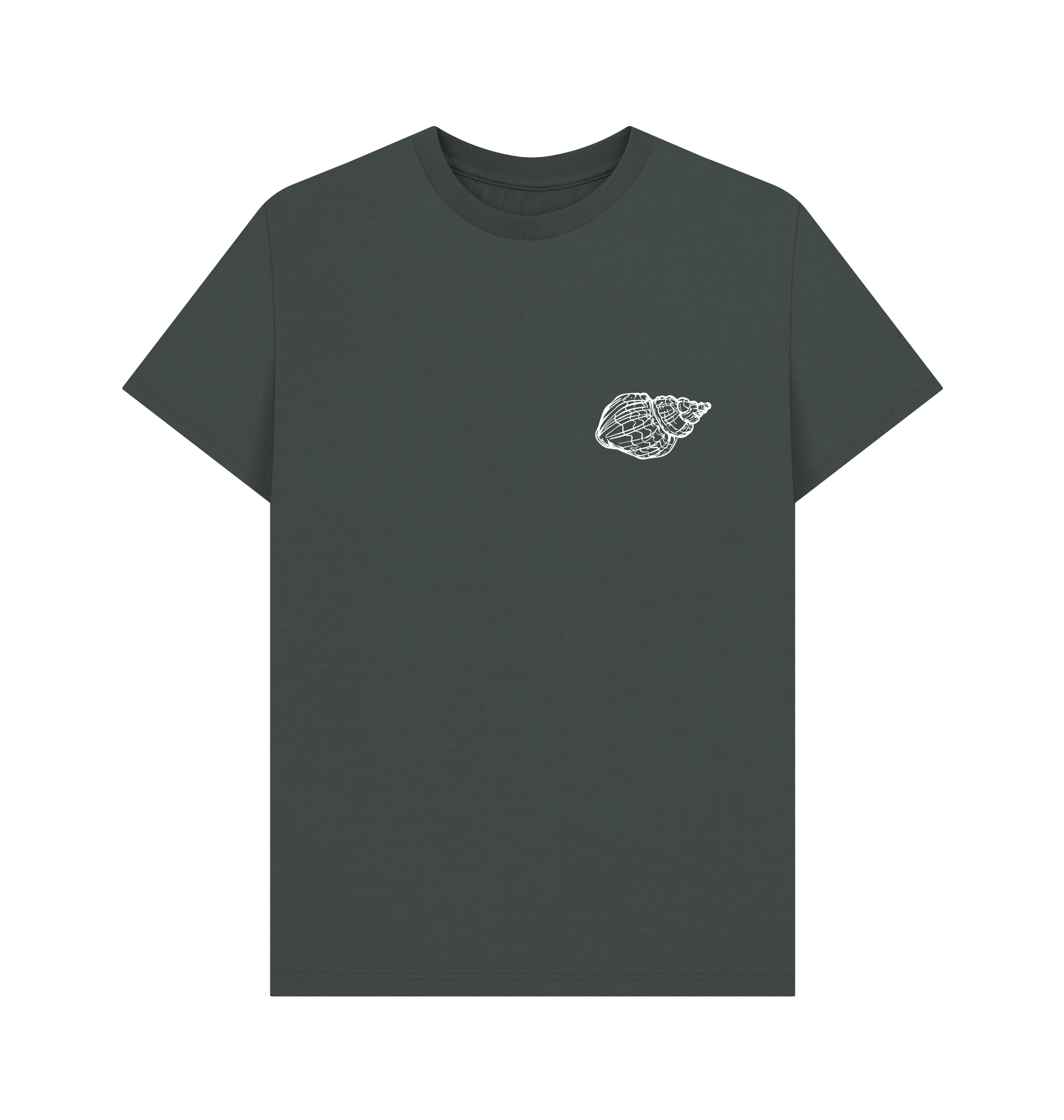 Dark Grey Printed T-shirt Front