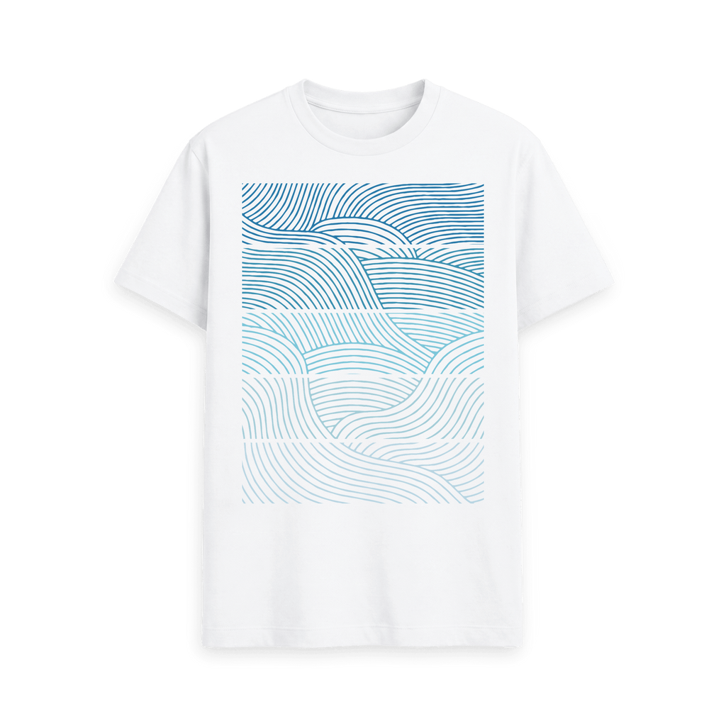 White Printed T-shirt Front