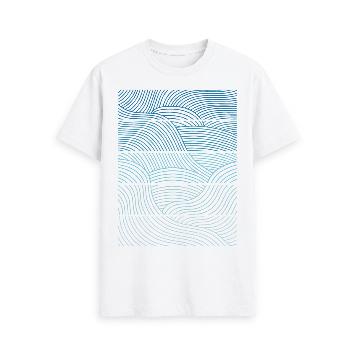 White Printed T-shirt Front