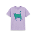 Soft Lilac Printed Kids T-Shirt Front