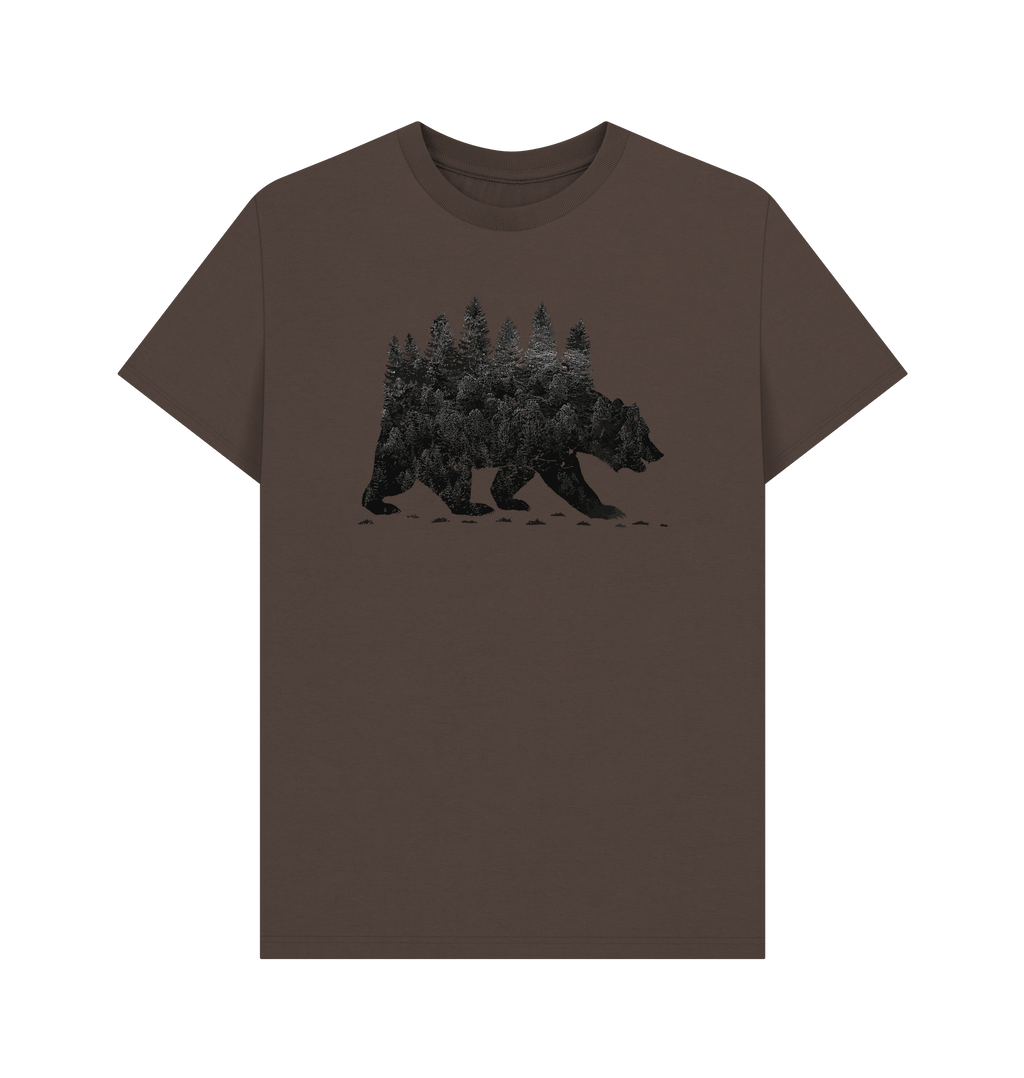 Chocolate Printed T-shirt Front