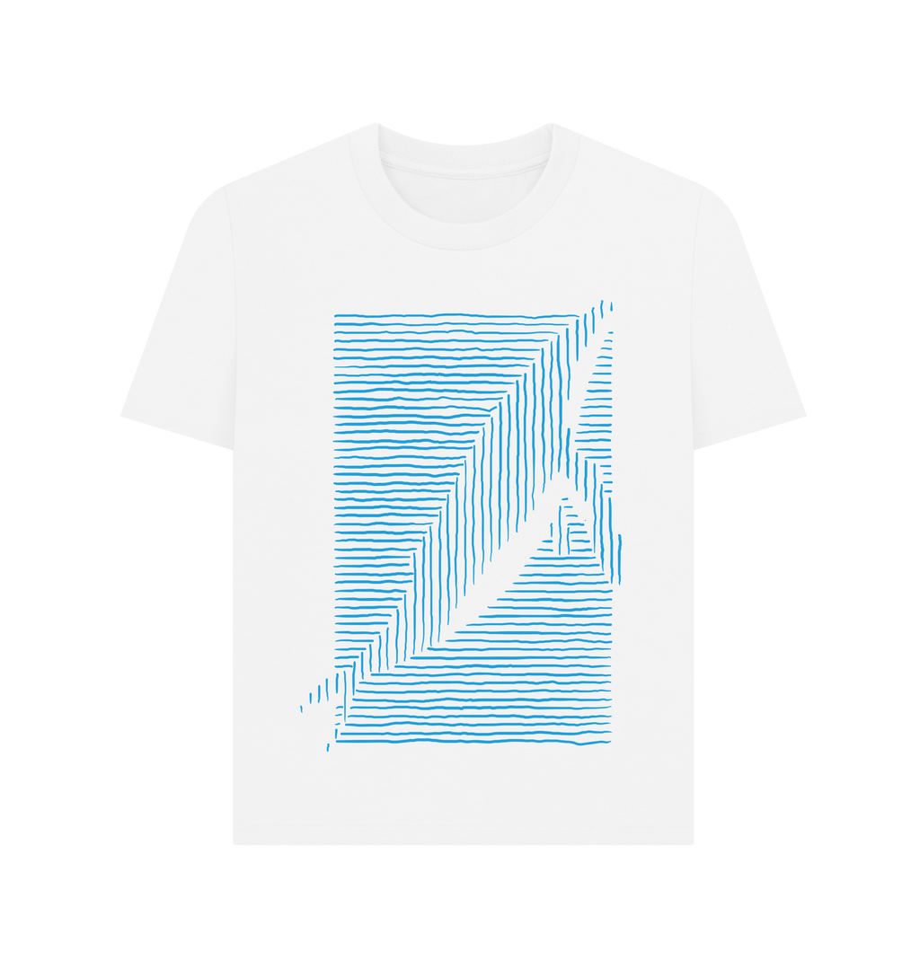 White Printed T-shirt Front