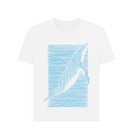 White Printed T-shirt Front