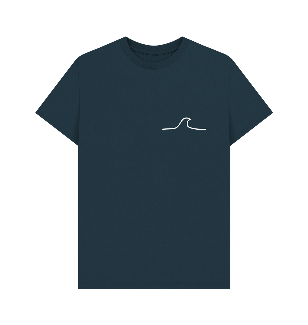 Denim Blue Printed T-shirt Front