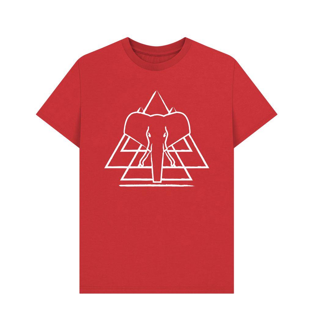 Red Printed T-shirt Front