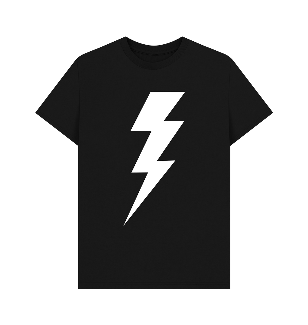 Black Printed T-shirt Front