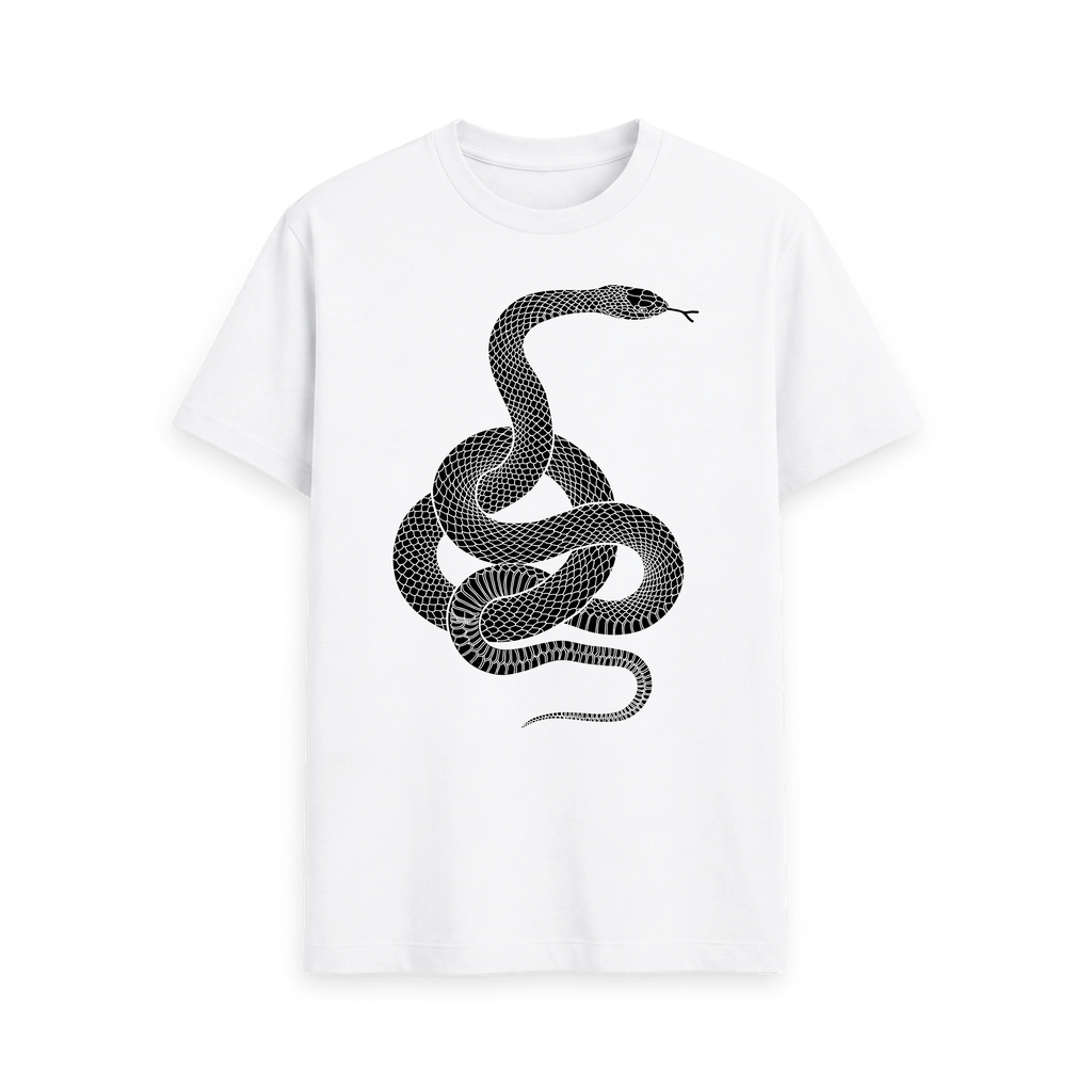 White Printed T-shirt Front