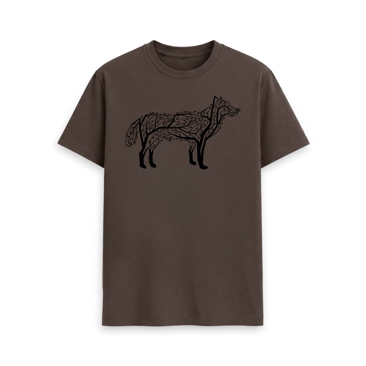 Chocolate Printed T-shirt Front