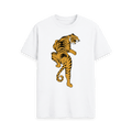 White Printed T-shirt Front