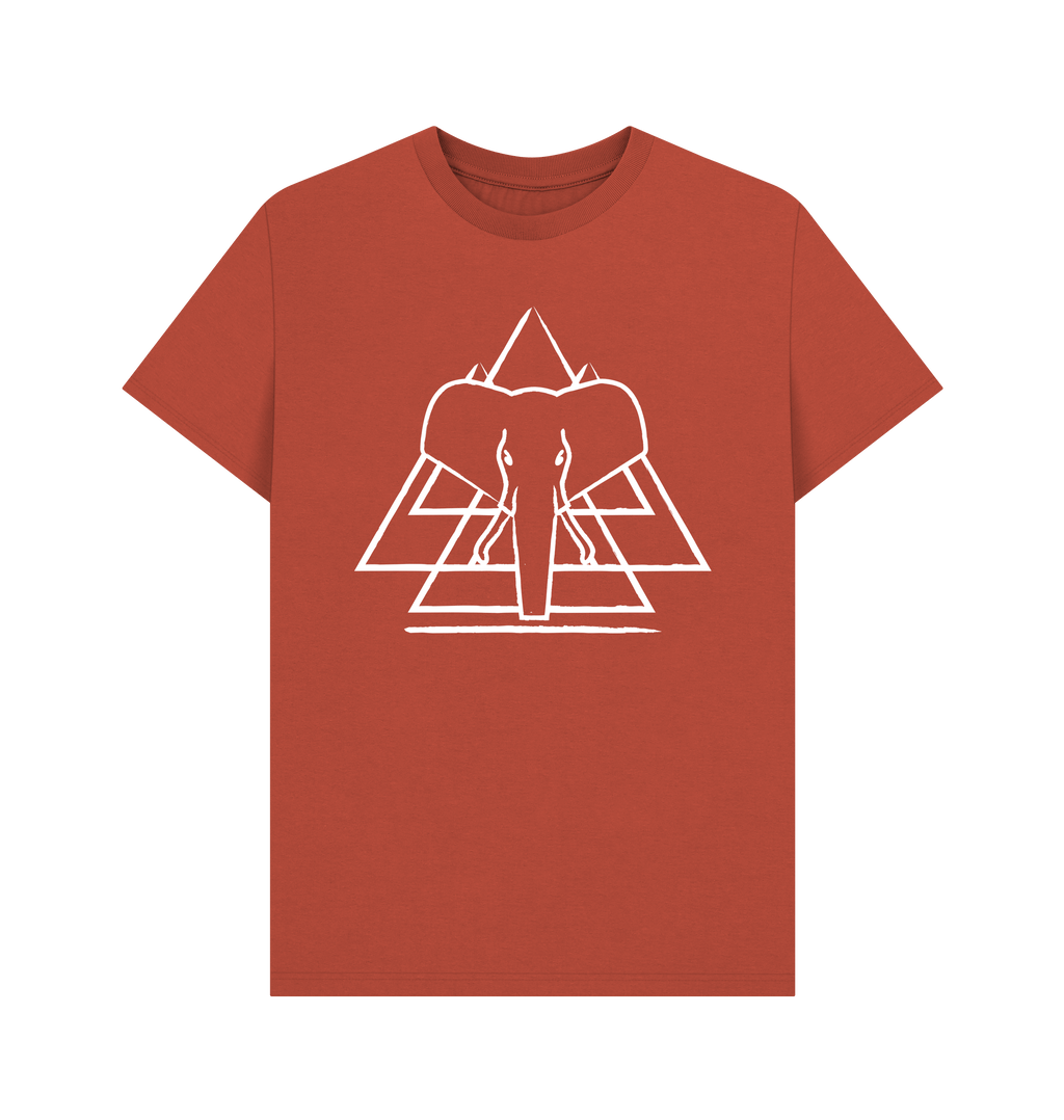 Rust Printed T-shirt Front