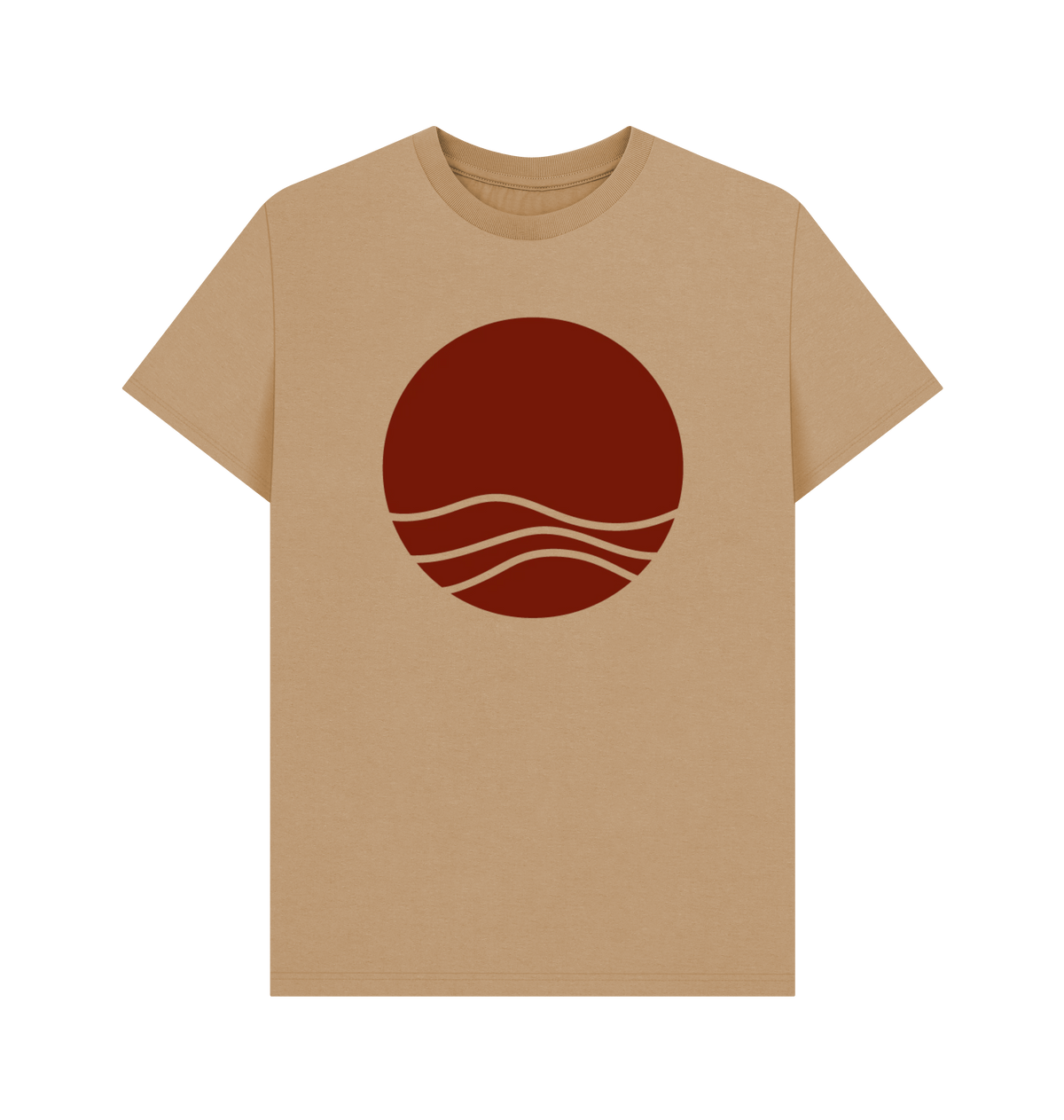 Sand Printed T-shirt Front