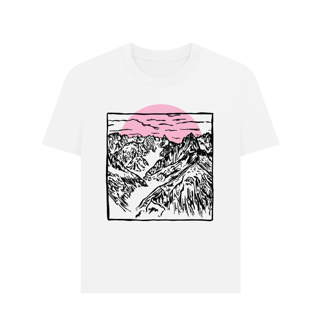 White Printed T-shirt Front