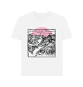 White Printed T-shirt Front