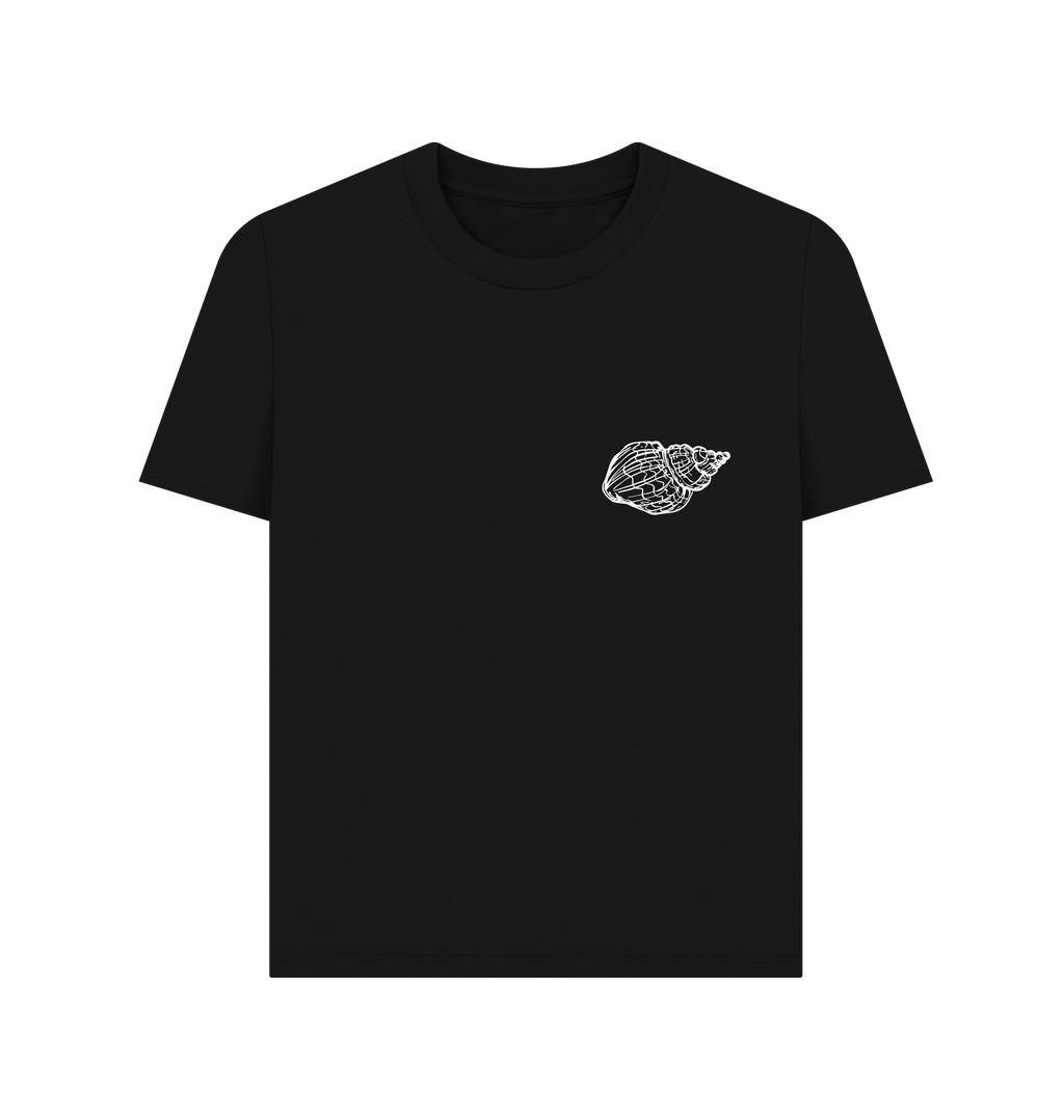 Black Printed T-shirt Front