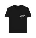 Black Printed T-shirt Front