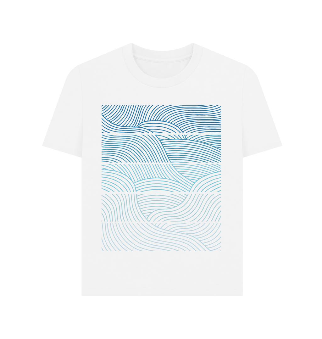 White Printed T-shirt Front