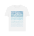 White Printed T-shirt Front