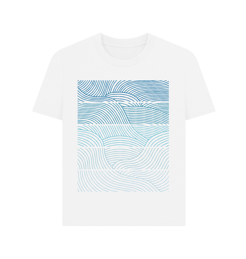 White Printed T-shirt Front