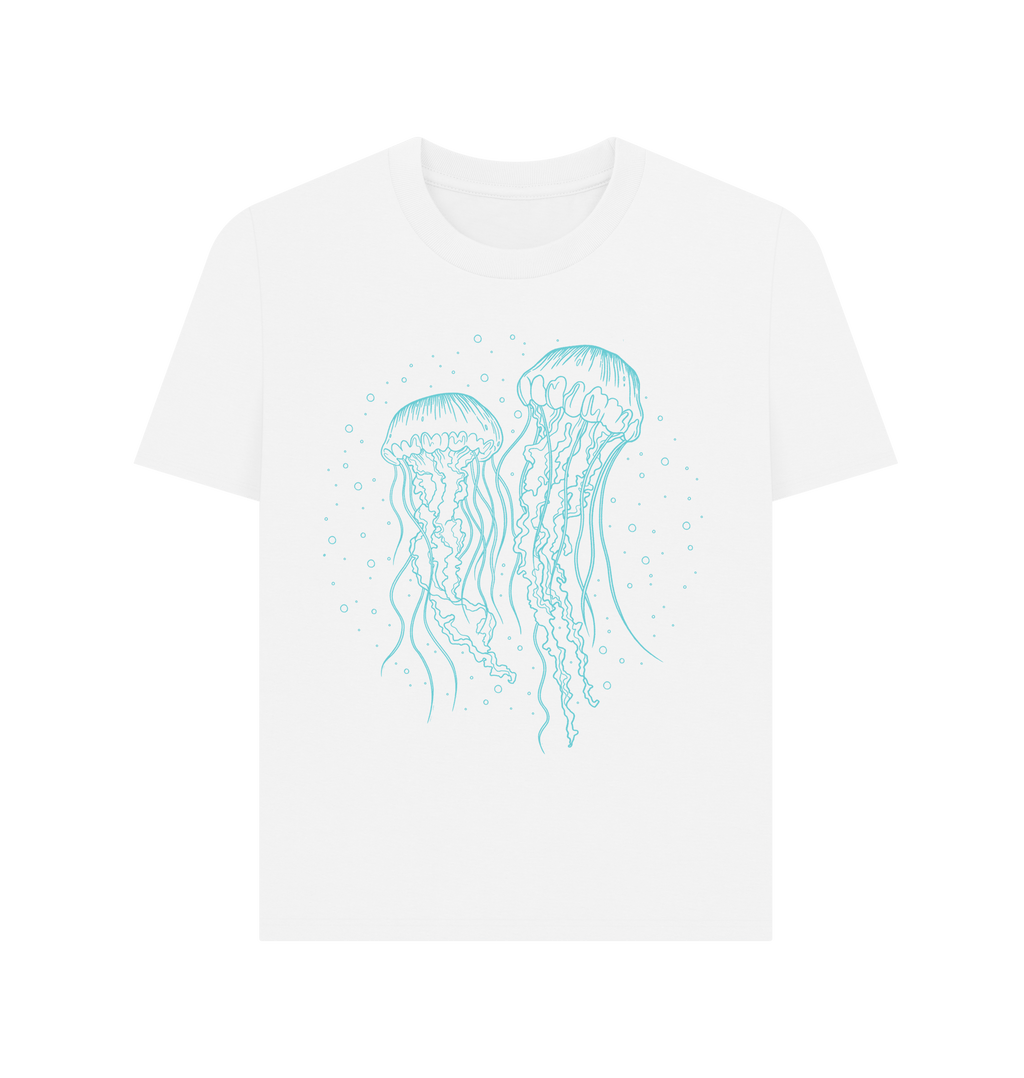 White Printed T-shirt Front