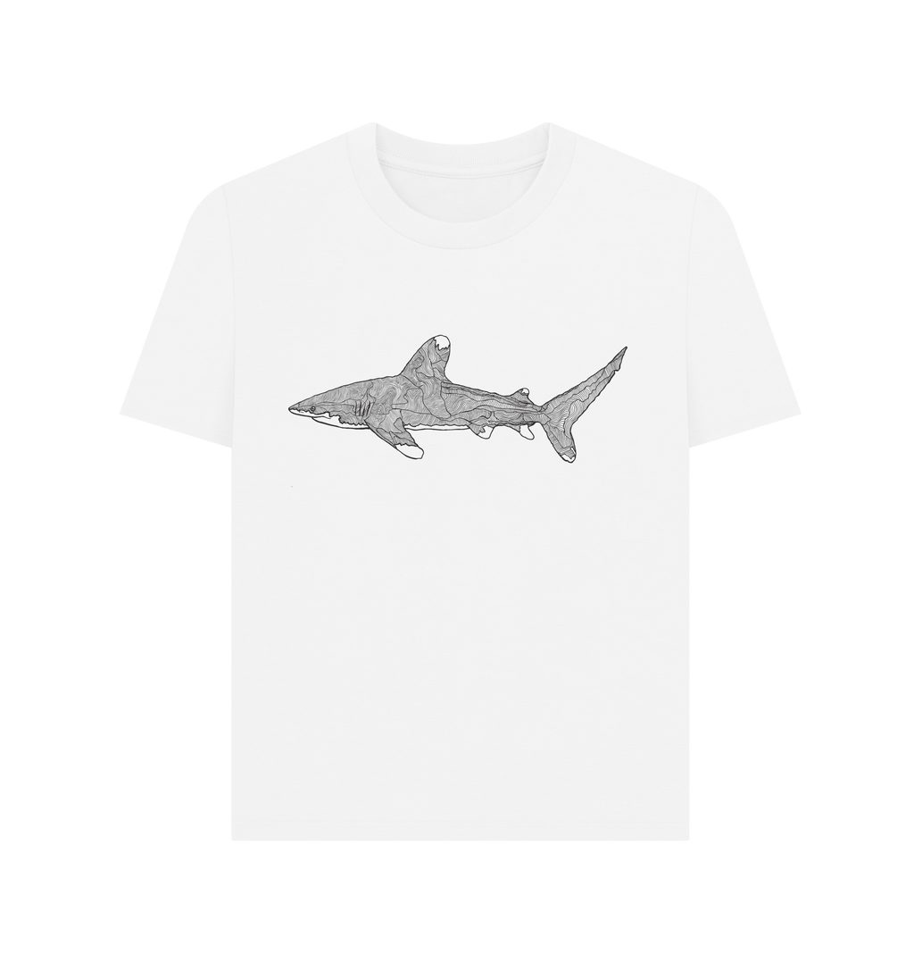 White Printed T-shirt Front