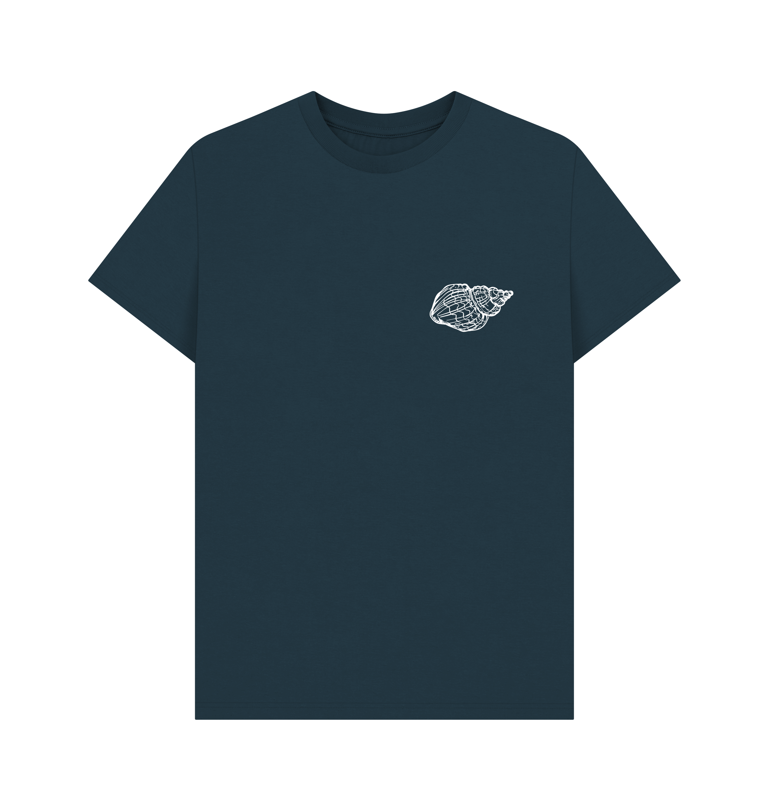 Denim Blue Printed T-shirt Front