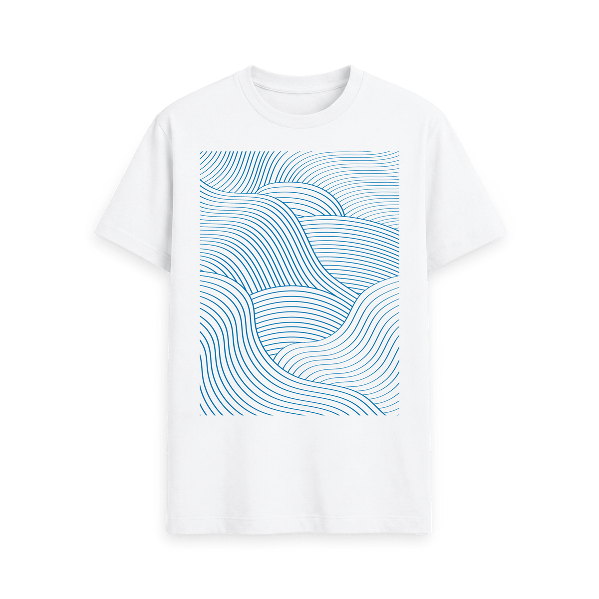 White Printed T-shirt Front