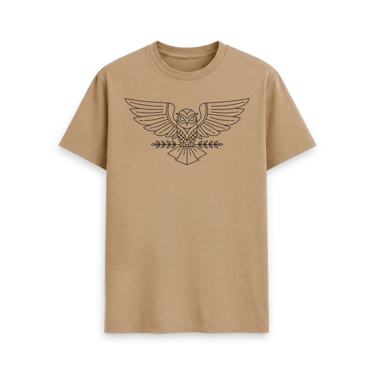 Sand Printed T-shirt Front