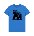 Bright Blue Printed T-shirt Front