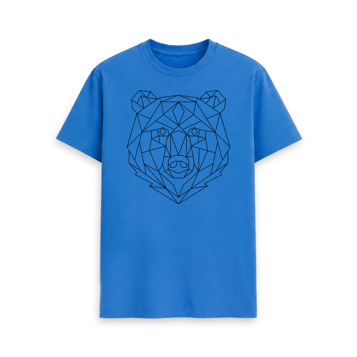 Bright Blue Printed T-shirt Front