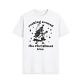 White Printed T-shirt Front