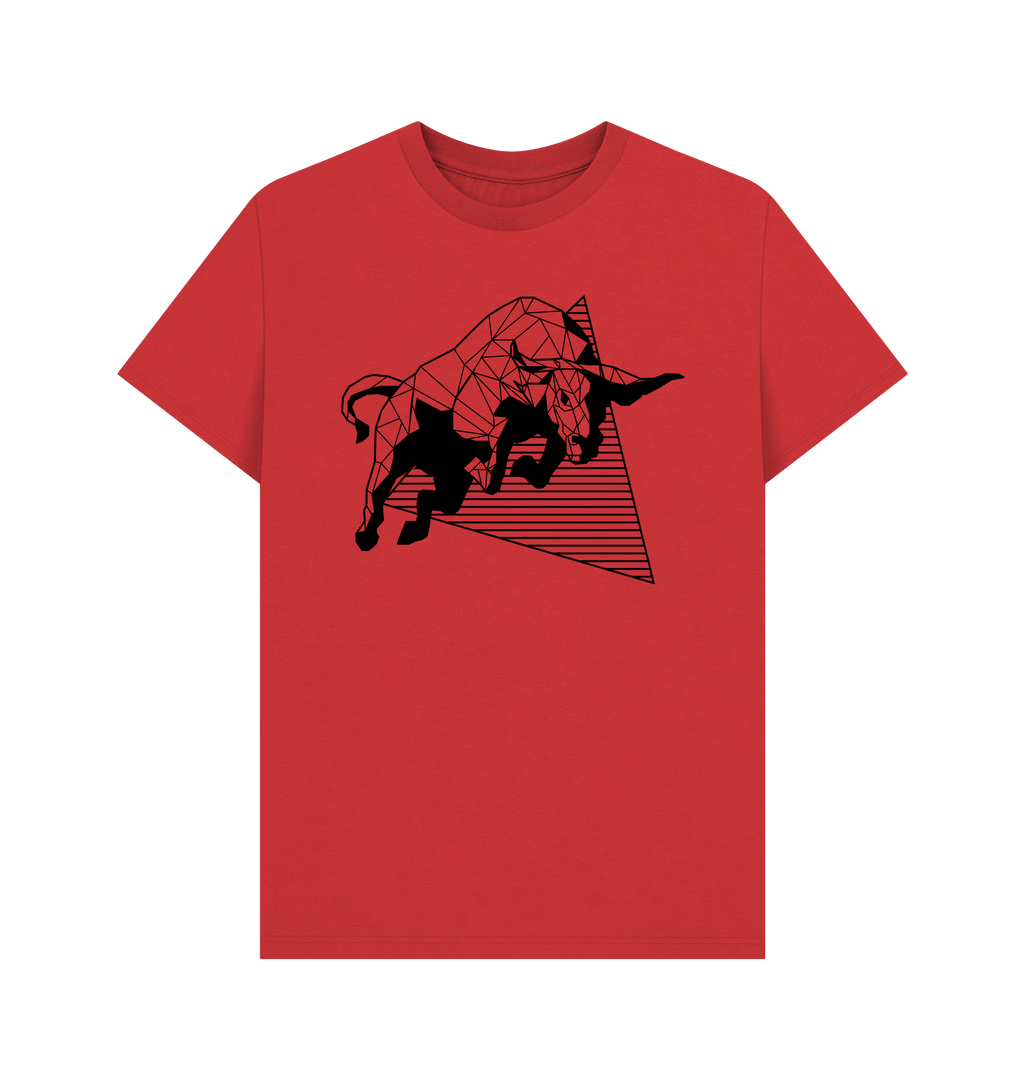 Red Printed T-shirt Front