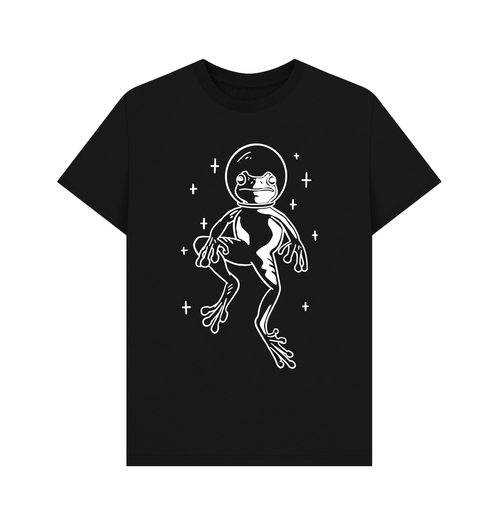 Black Printed T-shirt Front