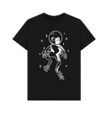 Black Printed T-shirt Front