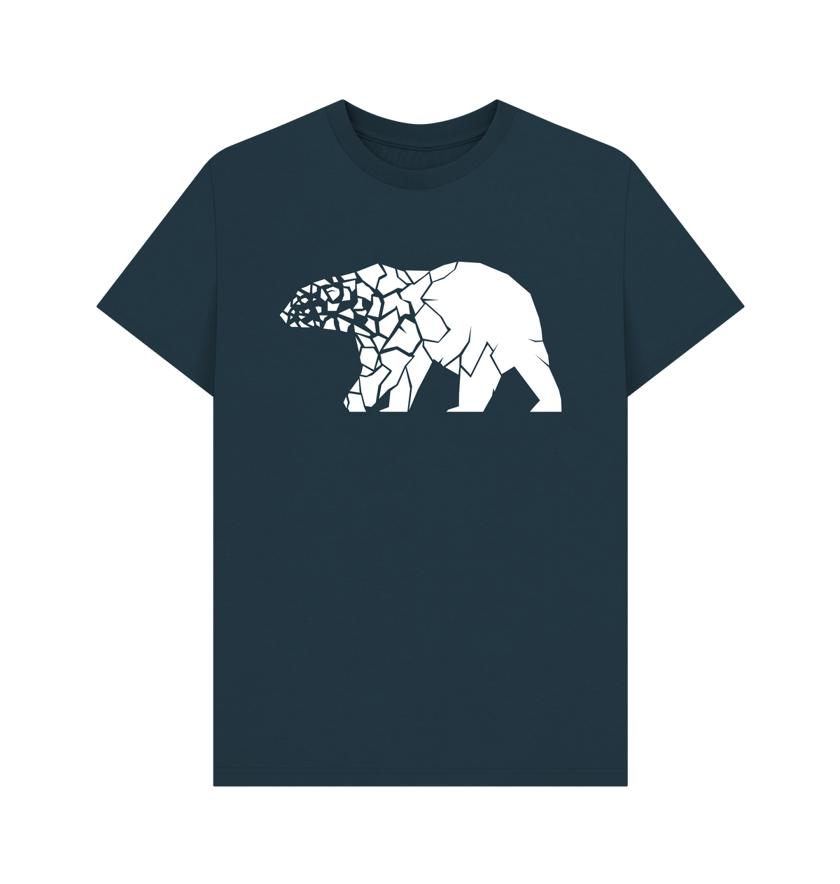 Denim Blue Printed T-shirt Front