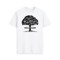 White Printed T-shirt Front