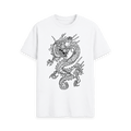 White Printed T-shirt Front