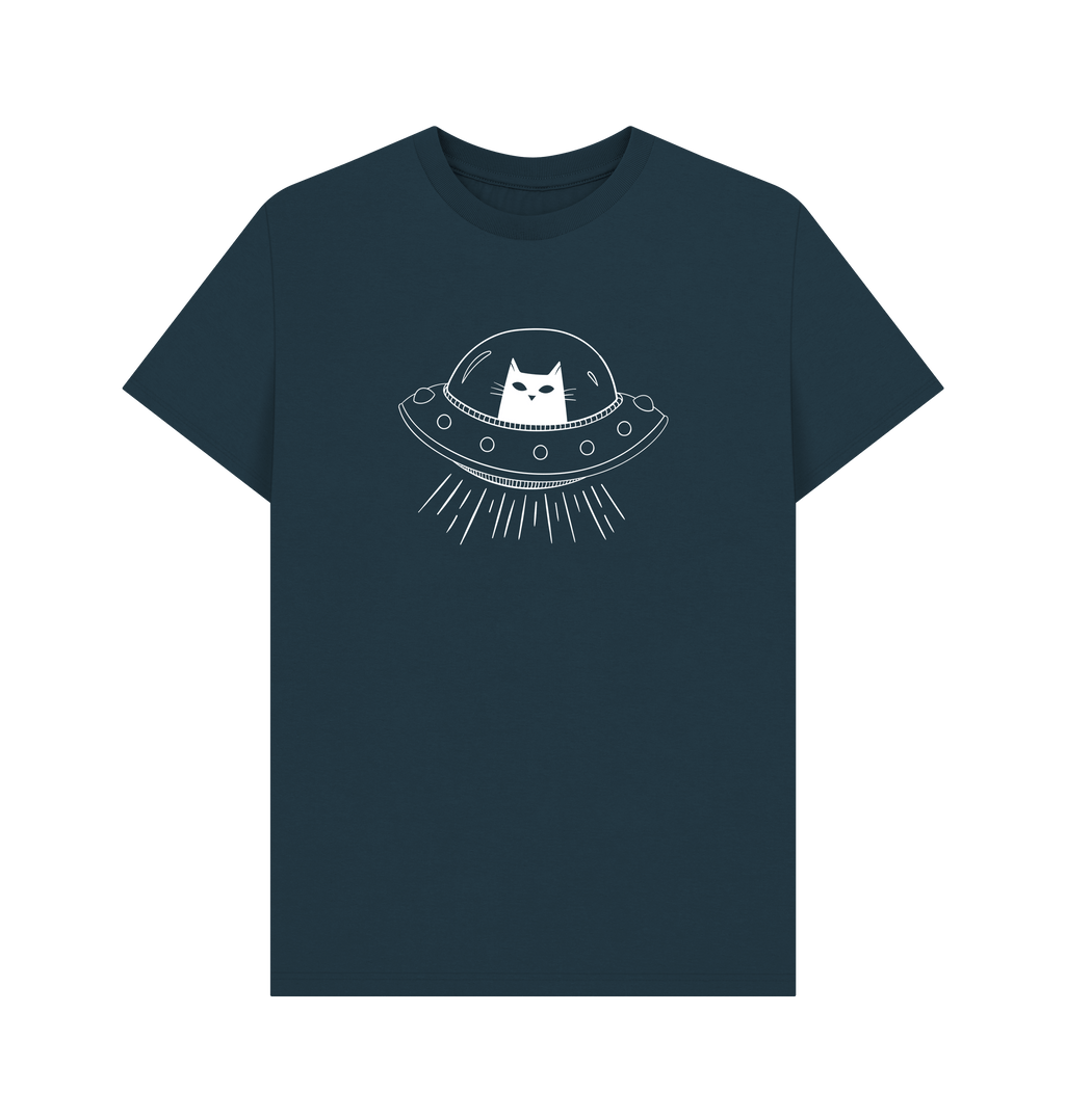 Denim Blue Printed T-shirt Front