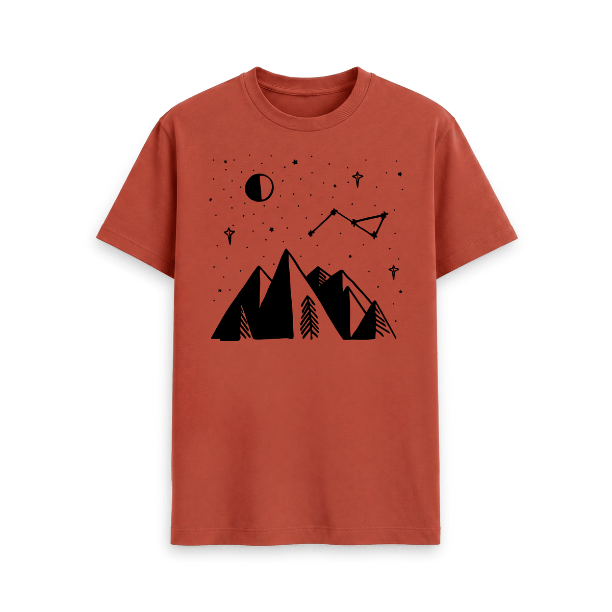 Rust Printed T-shirt Front