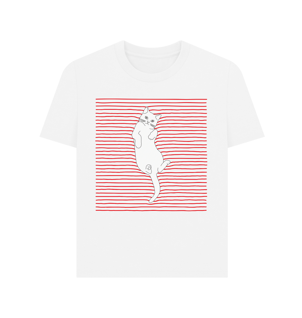 White Printed T-shirt Front