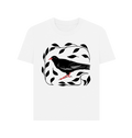 White Printed T-shirt Front