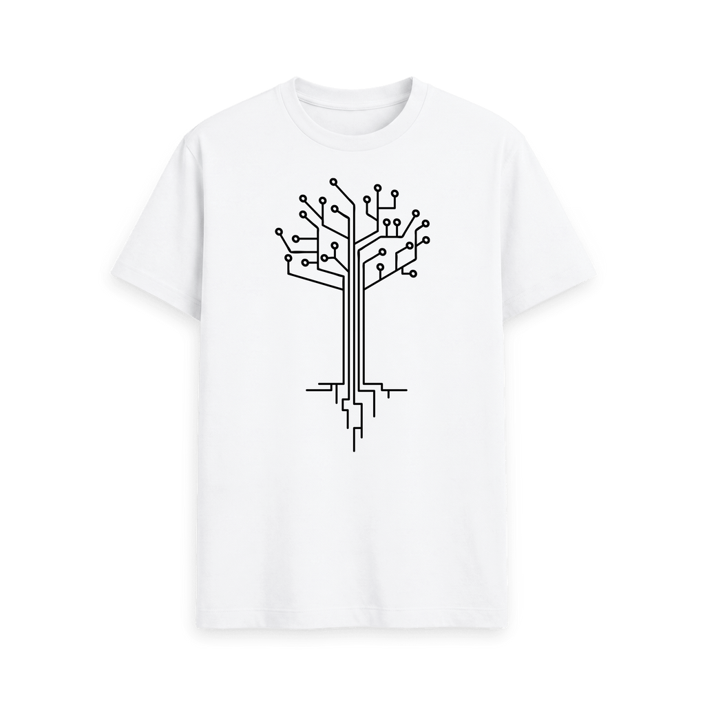White Printed T-shirt Front