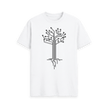 White Printed T-shirt Front