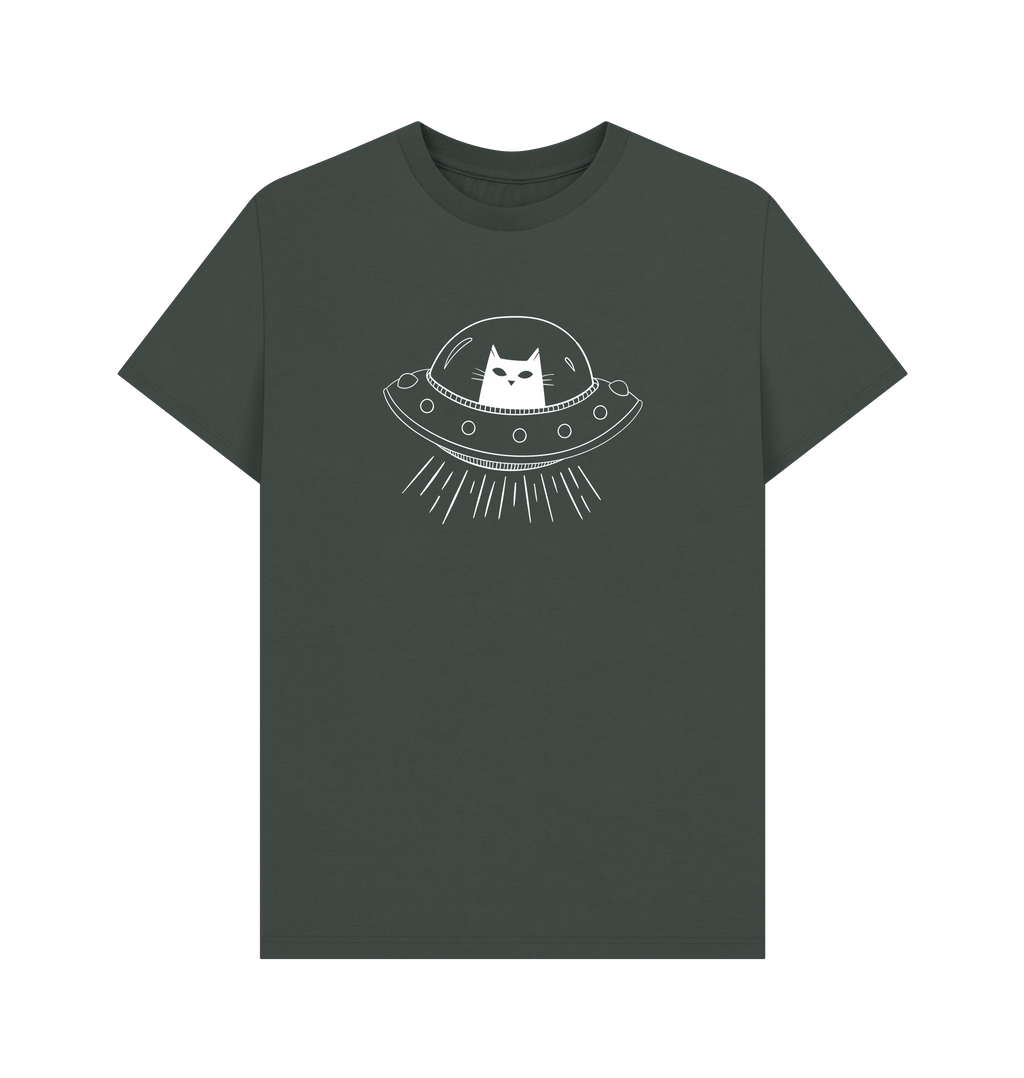 Dark Grey Printed T-shirt Front