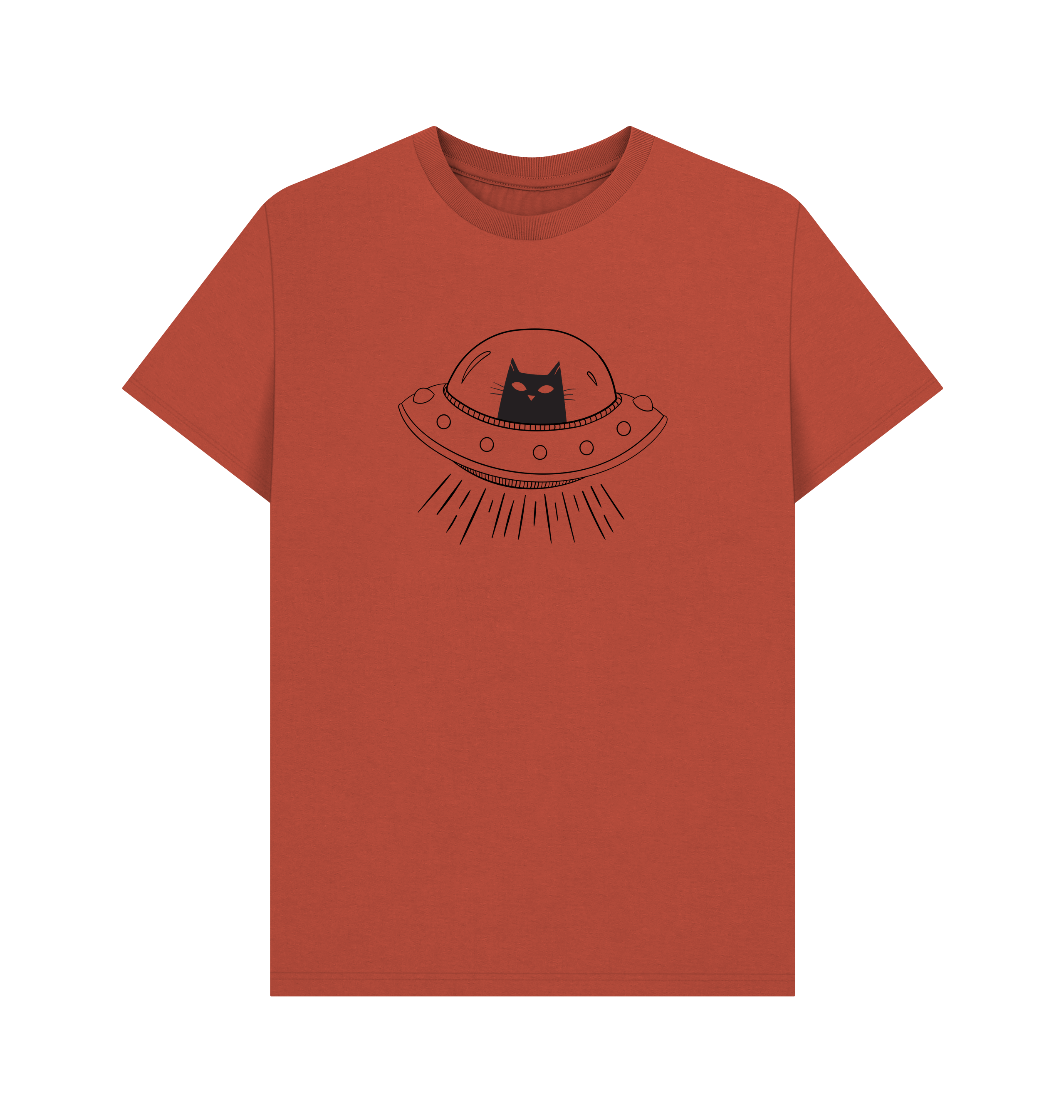 Rust Printed T-shirt Front