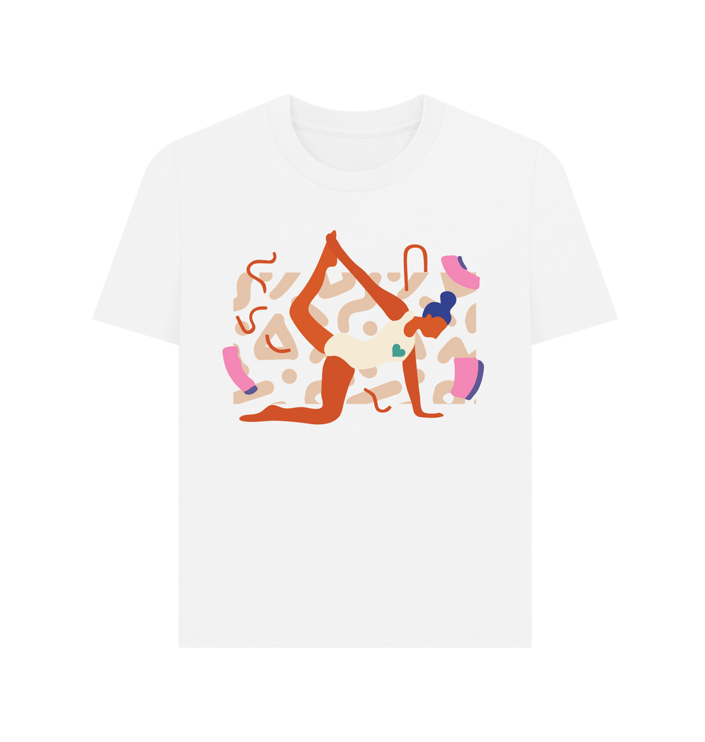 White Printed T-shirt Front