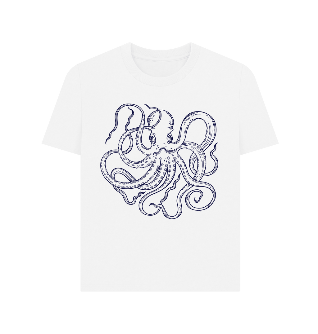 White Printed T-shirt Front